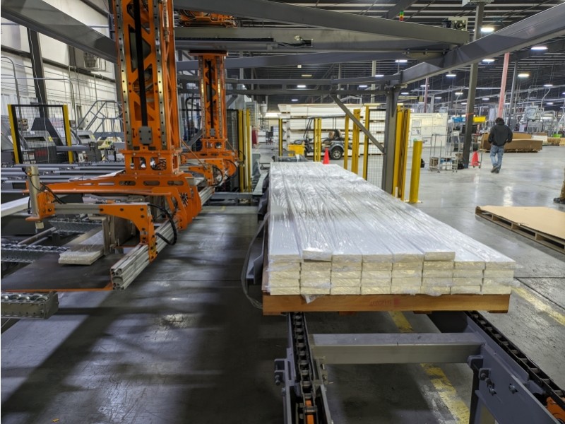 Palletizing zone - double GANTRYX