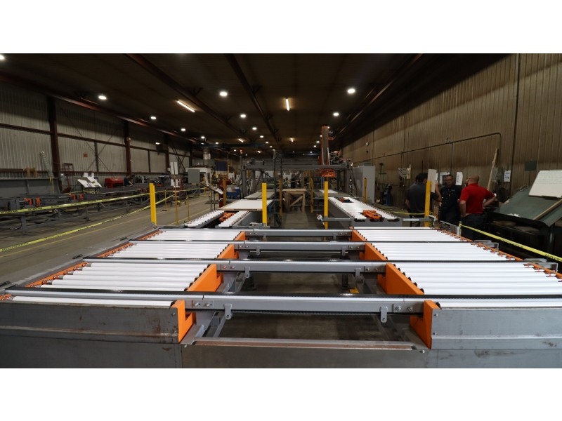 Door handling and inspection line conveyors