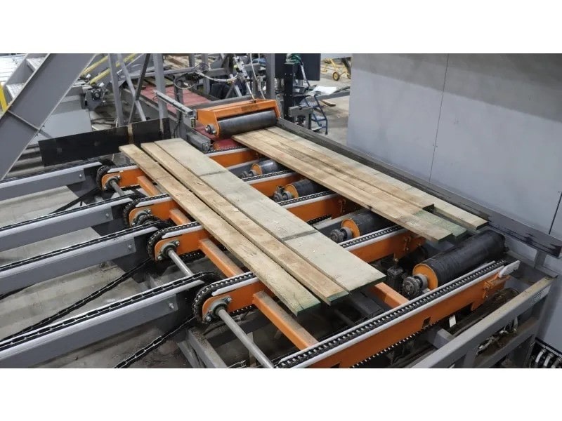 Feeding Line for Wood Planer
