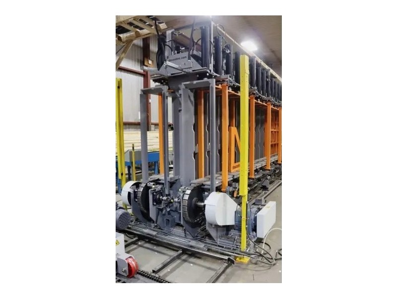 Laminated Beam Vertical Cold Press - Outfeed